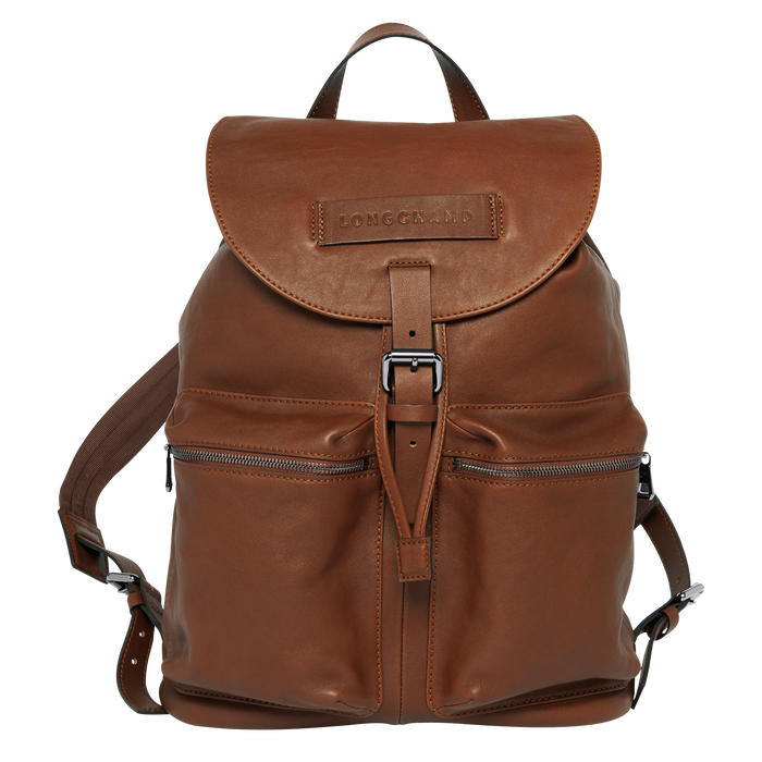 Backpack L Longchamp 3D Cognac (20015773504) | Longchamp EN