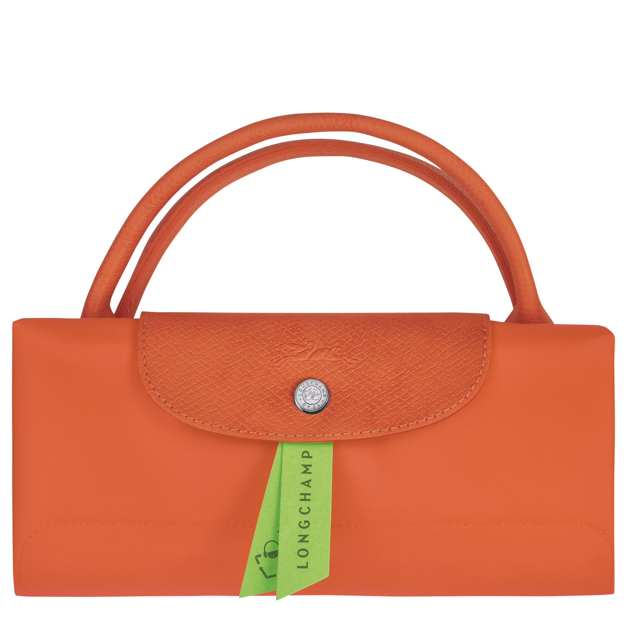 Le Pliage Green 旅行袋 S, 橘紅色
