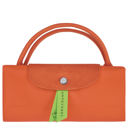 Le Pliage Green 旅行袋 S , 橘紅色 - 再生帆布 - 查看 5 5