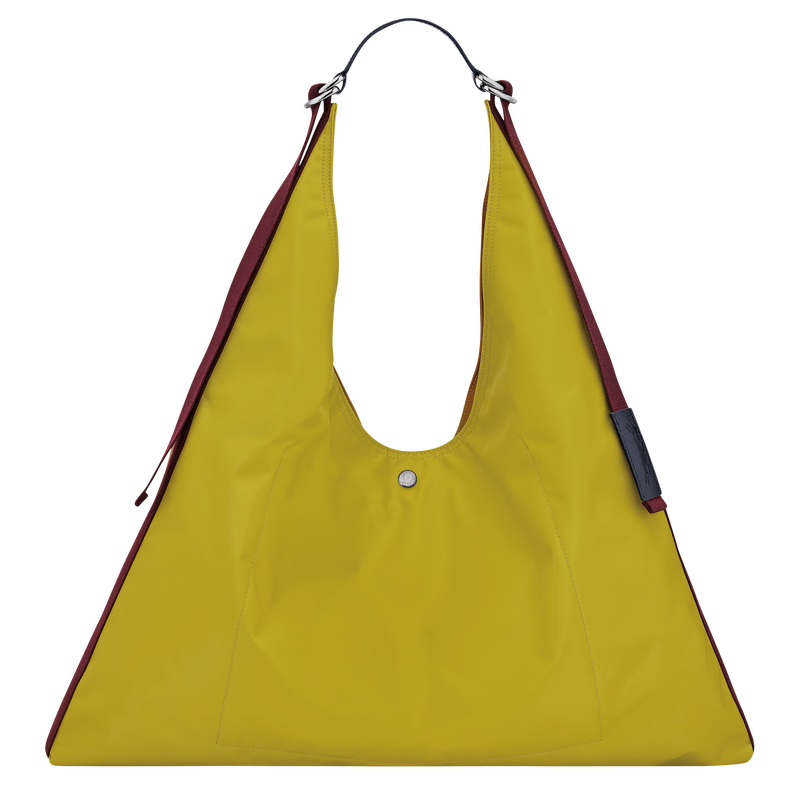 Sac port&eacute; &eacute;paule Re-Play , Toile - Acide/Cognac  - Vue 4 de 5