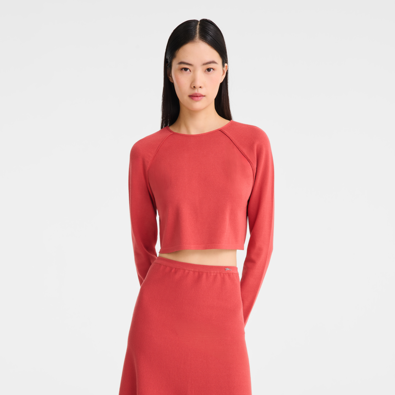 Top , Strawberry - Fluid knit  - View 4 of  5