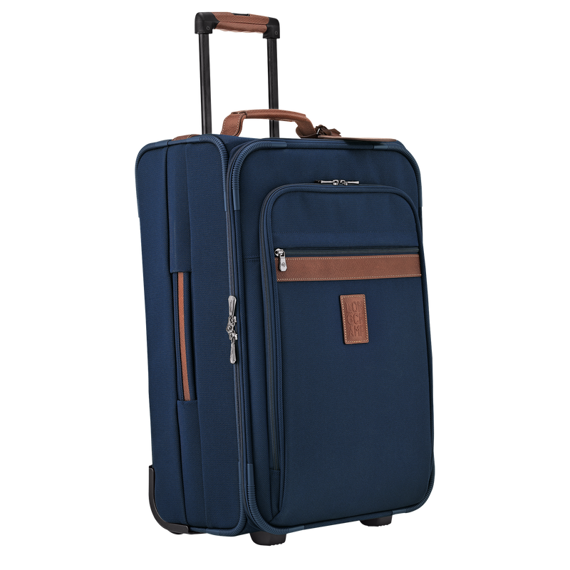 Boxford M Suitcase Blue Recycled canvas Longchamp DZ