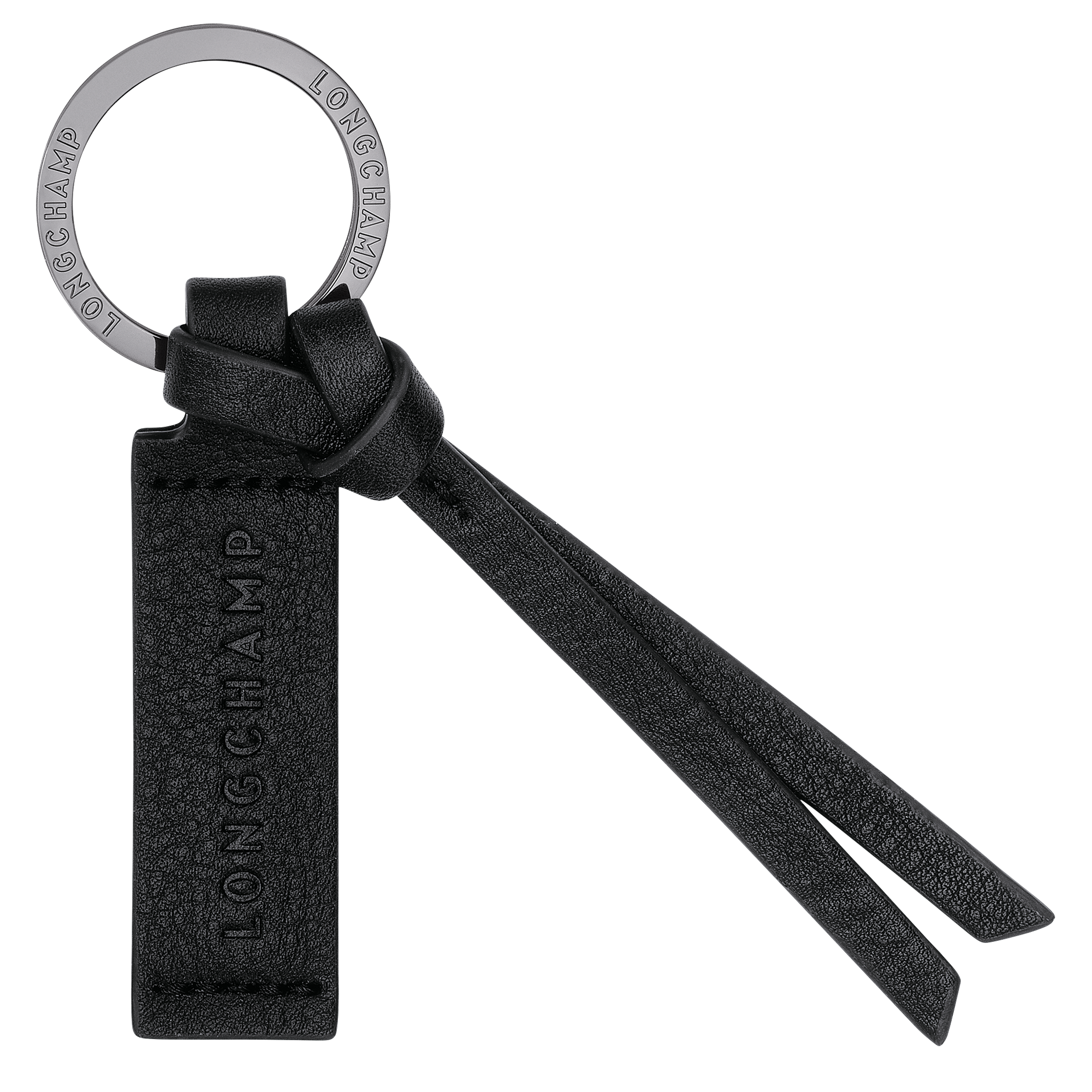 Longchamp 3D Schlüsselanhänger, Schwarz