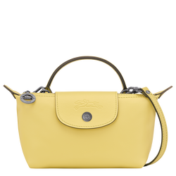 Le Pliage Xtra XS Pouch , Lime - Leather
