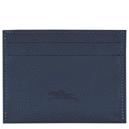 Le Foulonné Cardholder , Navy - Leather - View 2 of 2