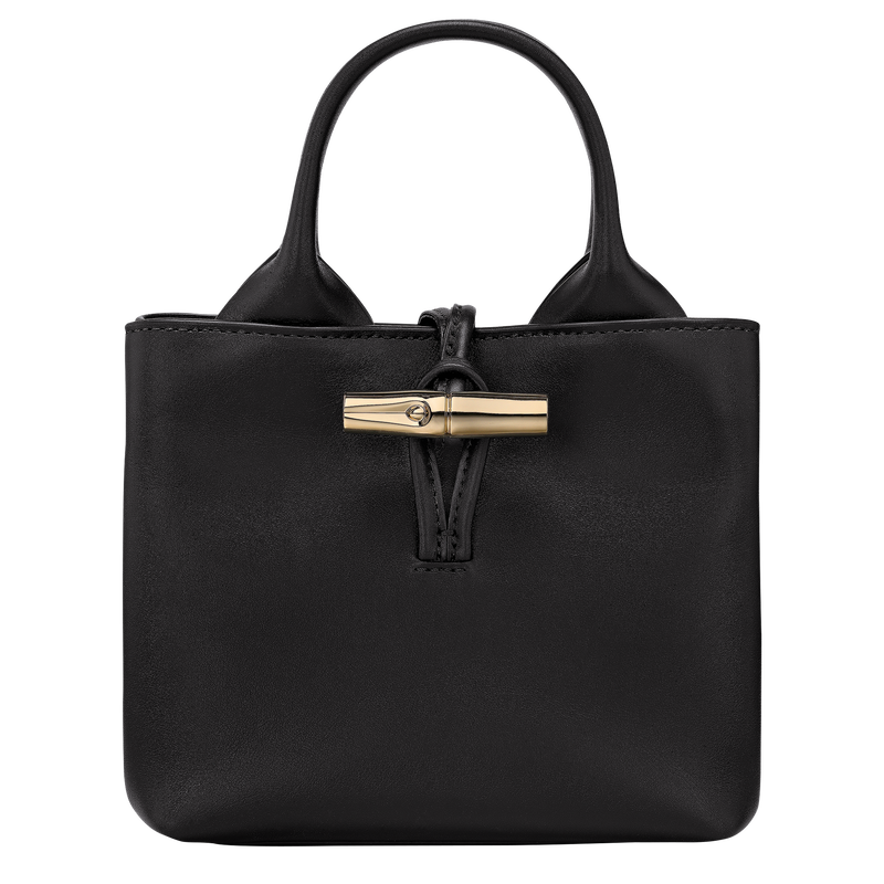 Handtasche XS Le Roseau , Leder - Schwarz  - Ansicht 1 von 7