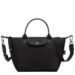 Le Pliage Energy S Handbag , Black - Recycled canvas
