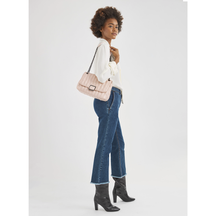 Crossbody bag M Brioche Ivory (10131HVV238) Longchamp US