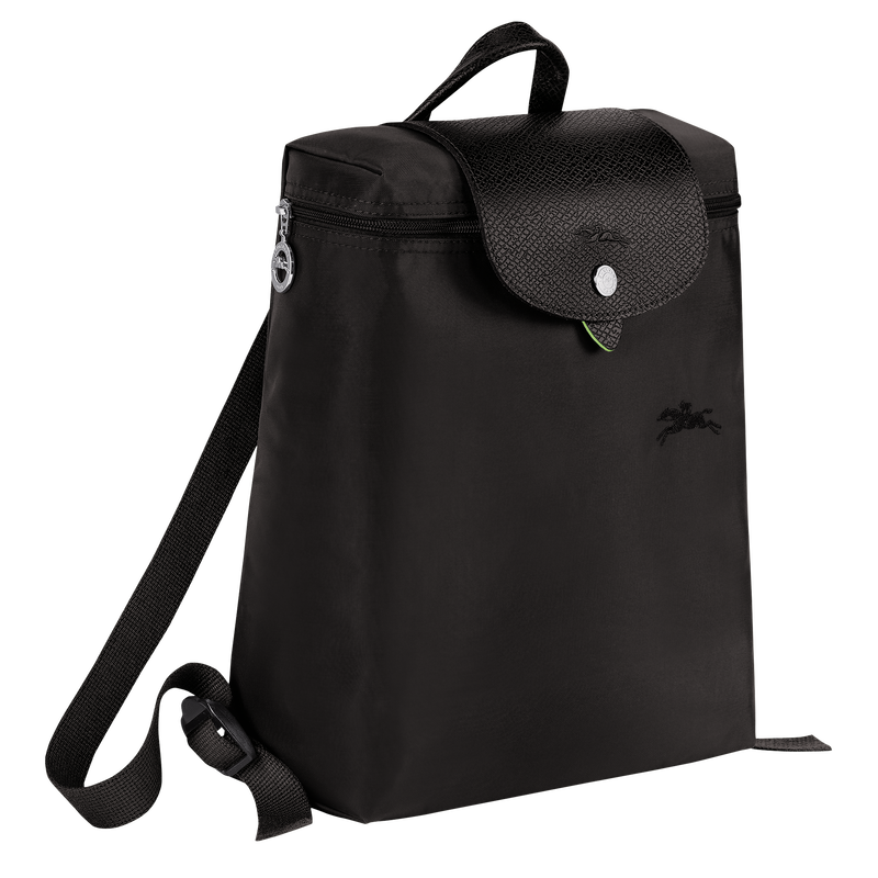 Le Pliage Green M Backpack , Black - Recycled canvas  - View 3 of  5