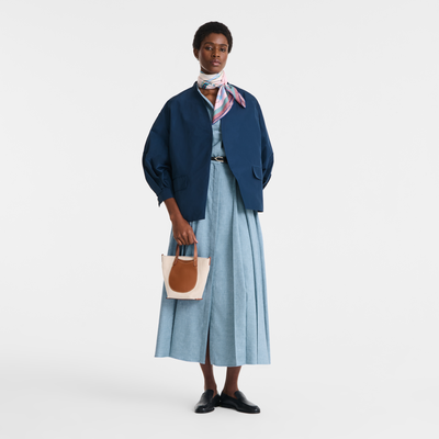 Sac bandouli&egrave;re S Complice , Toile - Caramel