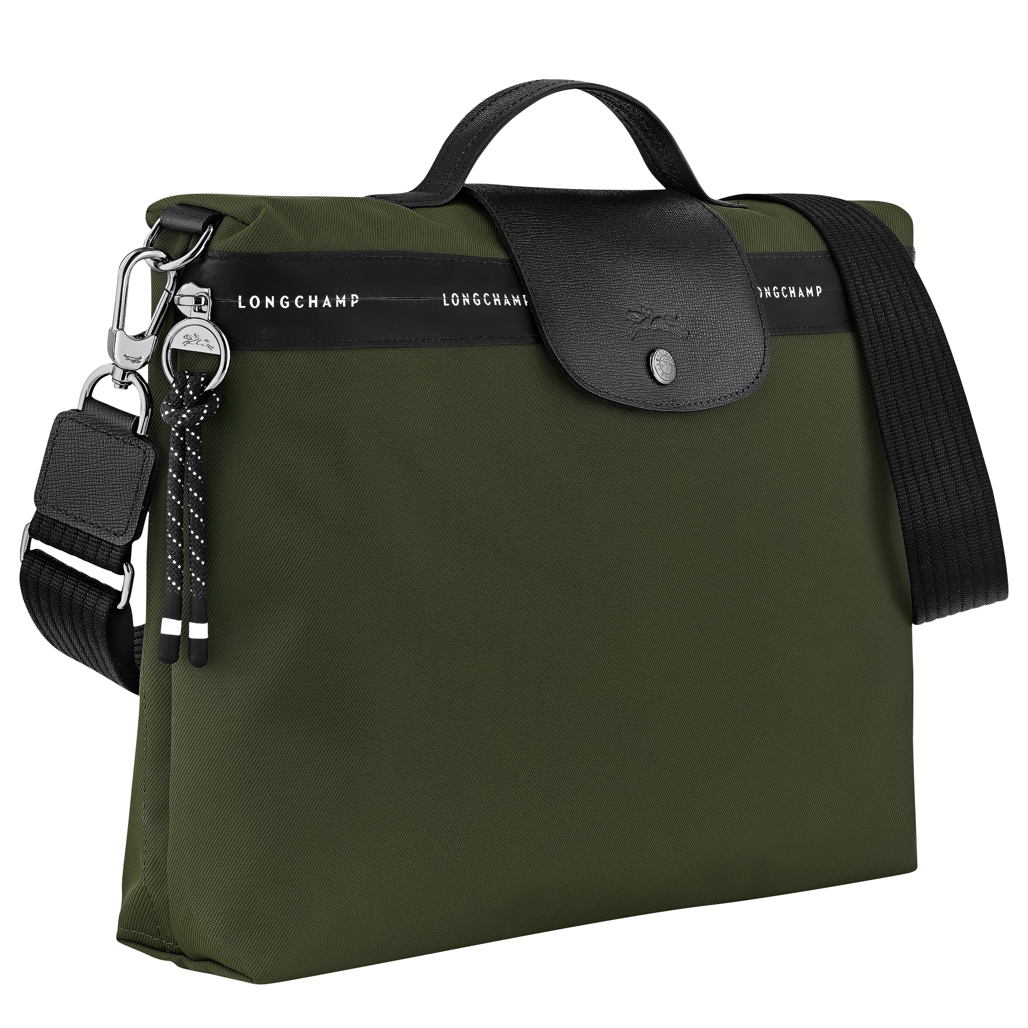 Briefcase, Khaki - View 3 of
5 - zoom in Le Pliage Energy Briefcase, Khaki