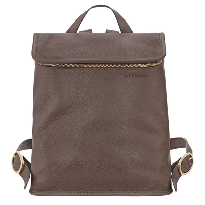 Sac à dos M Le Foulonné , Cuir - Taupe