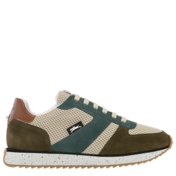 Le Pliage Green Sneakers , Cedar - Leather