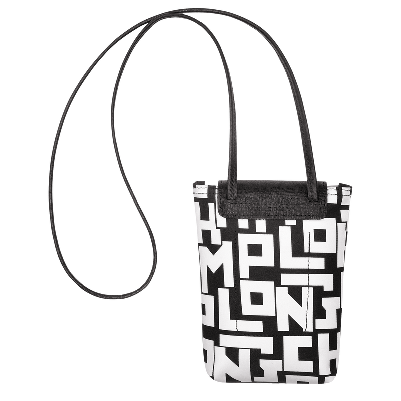 Le Pliage LGP Phone case , Black/White - Canvas  - View 4 of  4
