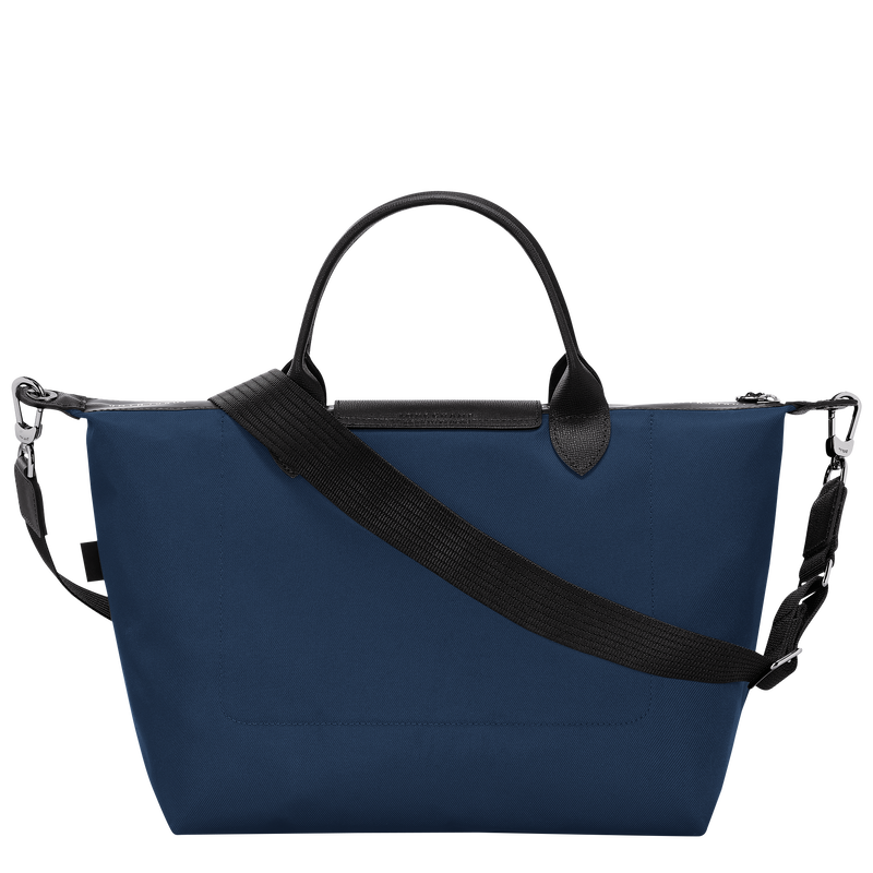 Le Pliage Energy L Handbag , Navy - Recycled canvas  - View 4 of  5