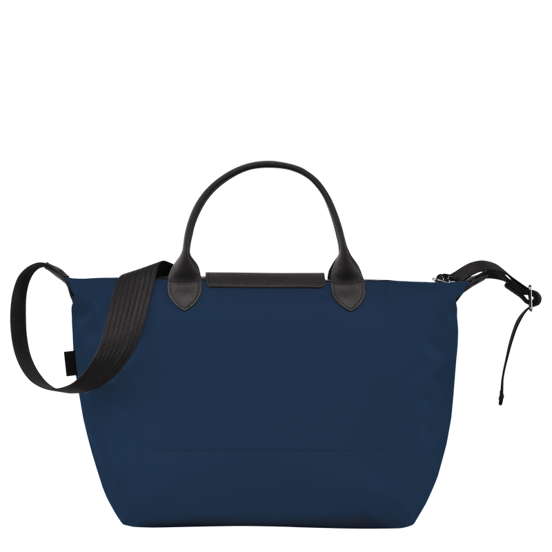 Le Pliage Energy L Handbag , Navy - Recycled canvas  - View 4 of  5