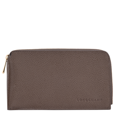 Pochette Le Foulonn&eacute; , Cuir - Taupe