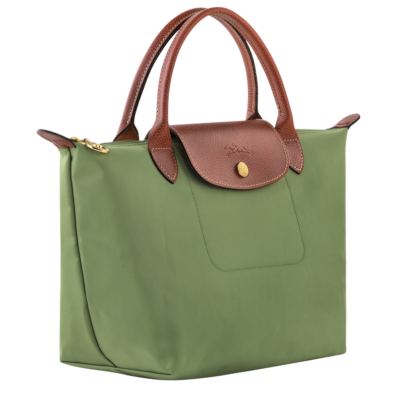 Sac à main S Le Pliage Original , Toile recyclée - Lichen  - Vue 3 de 6