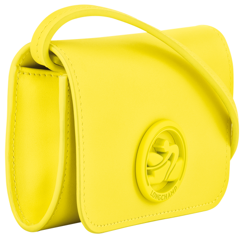 박스 트롯(Box-Trot) 가죽 레이스 동전지갑, 레몬