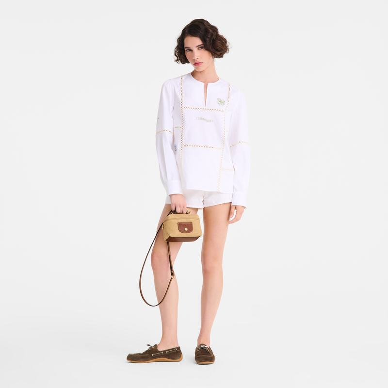 Le Pliage Collection XS Crossbody bag , Brown - Canvas  - View 2 of 7
