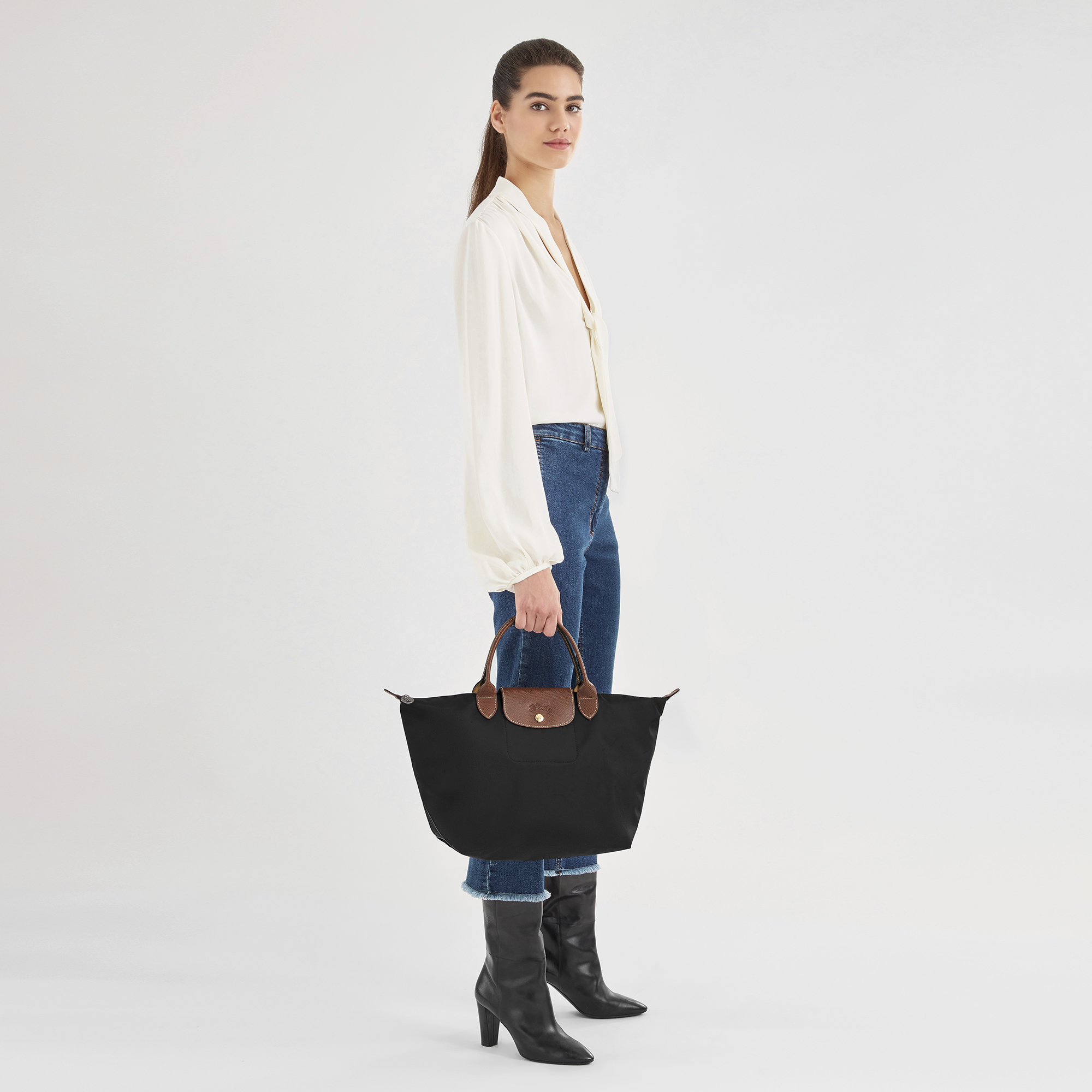 Longchamp le pliage m lange henkel hot sale