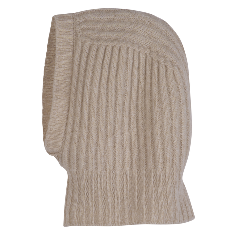 Balaclava , Ecru - Knit  - View 1 of  3