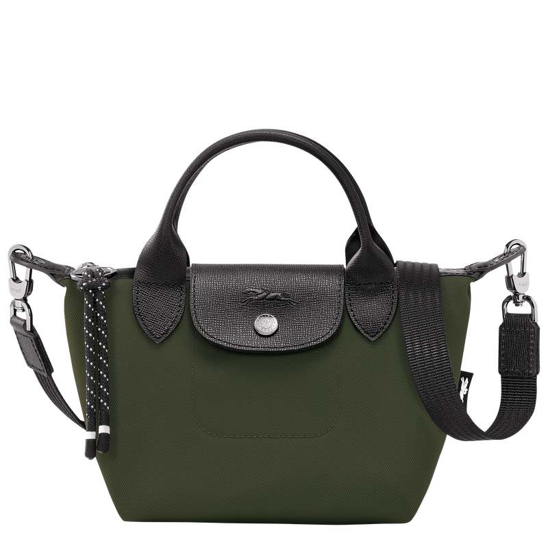 Le Pliage Energy Tas met handgreep aan de bovenkant XS , Kaki - Gerecycled canvas  - Weergave 1 van  6