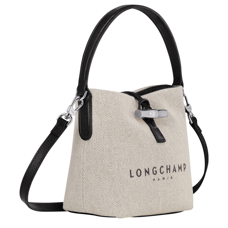 Roseau XS Bucket bag , Ecru - Canvas  - View 3 of 5