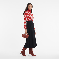 Le Pliage Xtra Zak , Mahonie - Leder