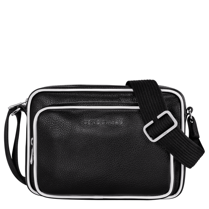Le Foulonné Camera Bag, Noir/Blanc