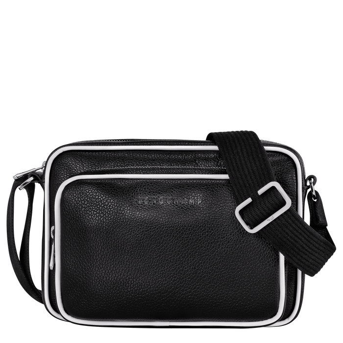 Le Foulonné Camera bag, Black/White