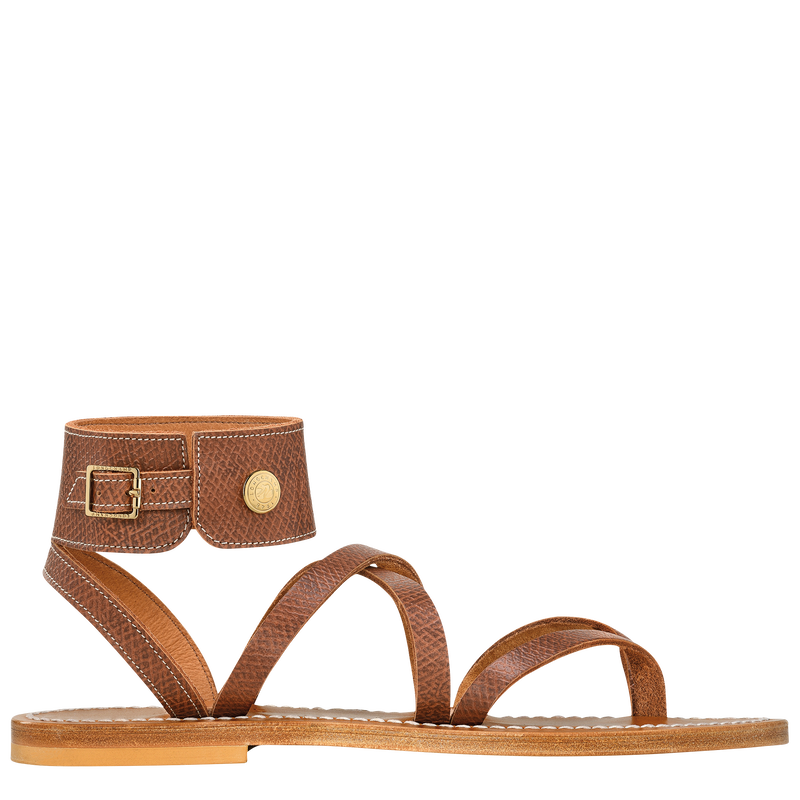 Longchamp x K.Jacques Sandals , Brown - Leather  - View 1 of  4