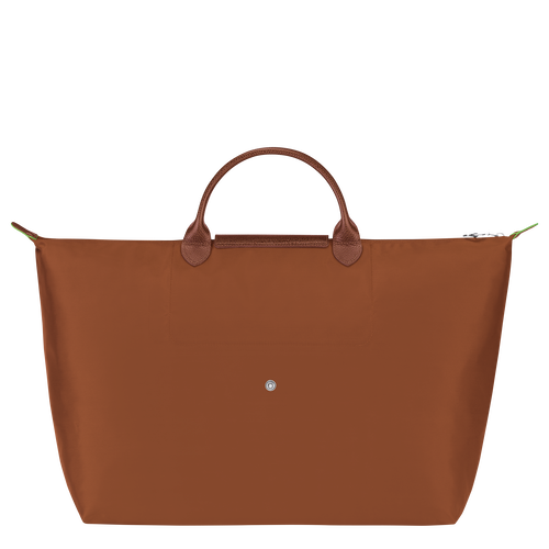 Le Pliage Green S Travel bag , Cognac - Recycled canvas - View 4 of  6
