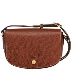Épure S Crossbody bag , Brown - Leather