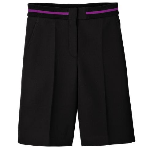 Bermuda shorts , Black - Double faced - View 1 of  4