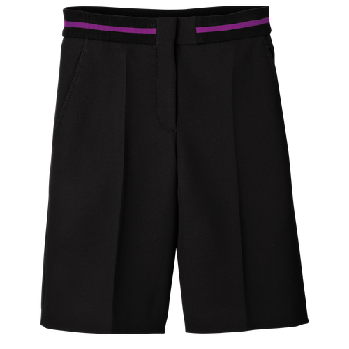 Bermuda shorts , Black - Double faced - View 1 of  4