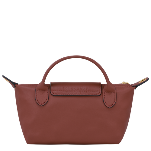 Pochette Le Pliage Xtra , Leder - Mahagoni - Ansicht 4 von 4