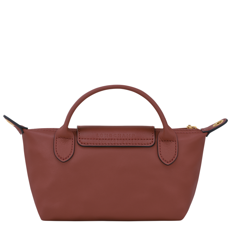 Pochette Le Pliage Xtra , Leder - Mahagoni  - Ansicht 4 von 4