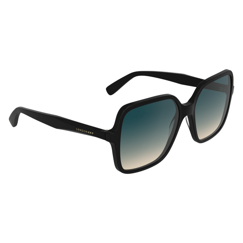 Lunettes de soleil , Ac&eacute;tate - Noir  - Vue 2 de 2