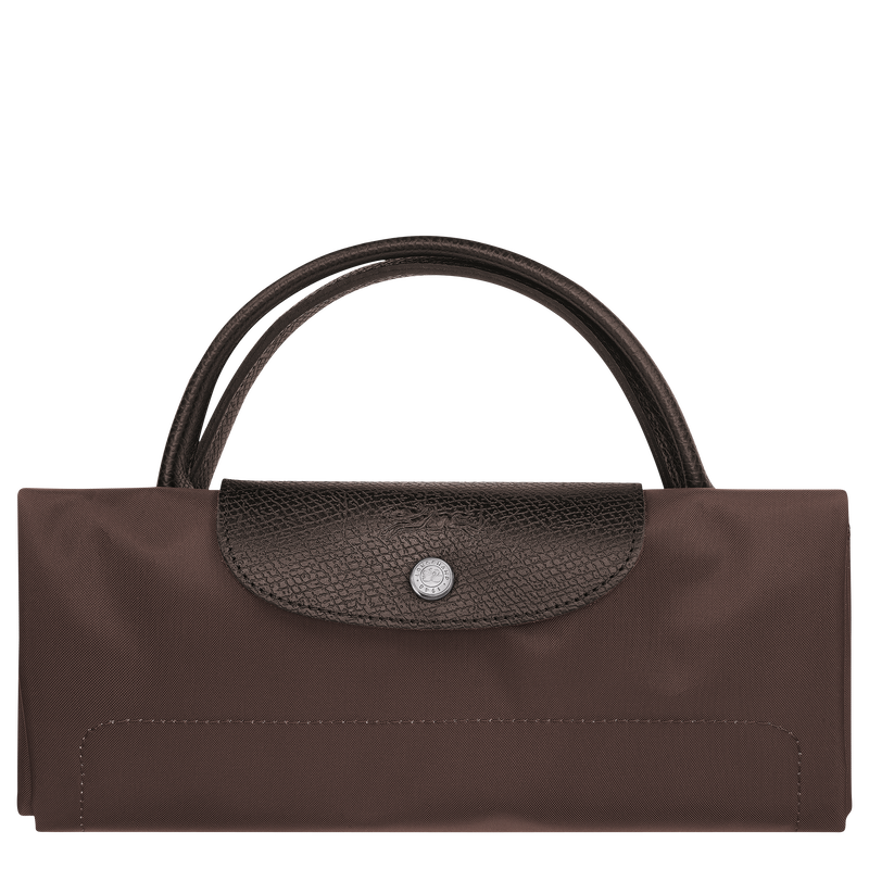 Le Pliage Green L Travel bag , Mocha - Recycled canvas  - View 7 of 7
