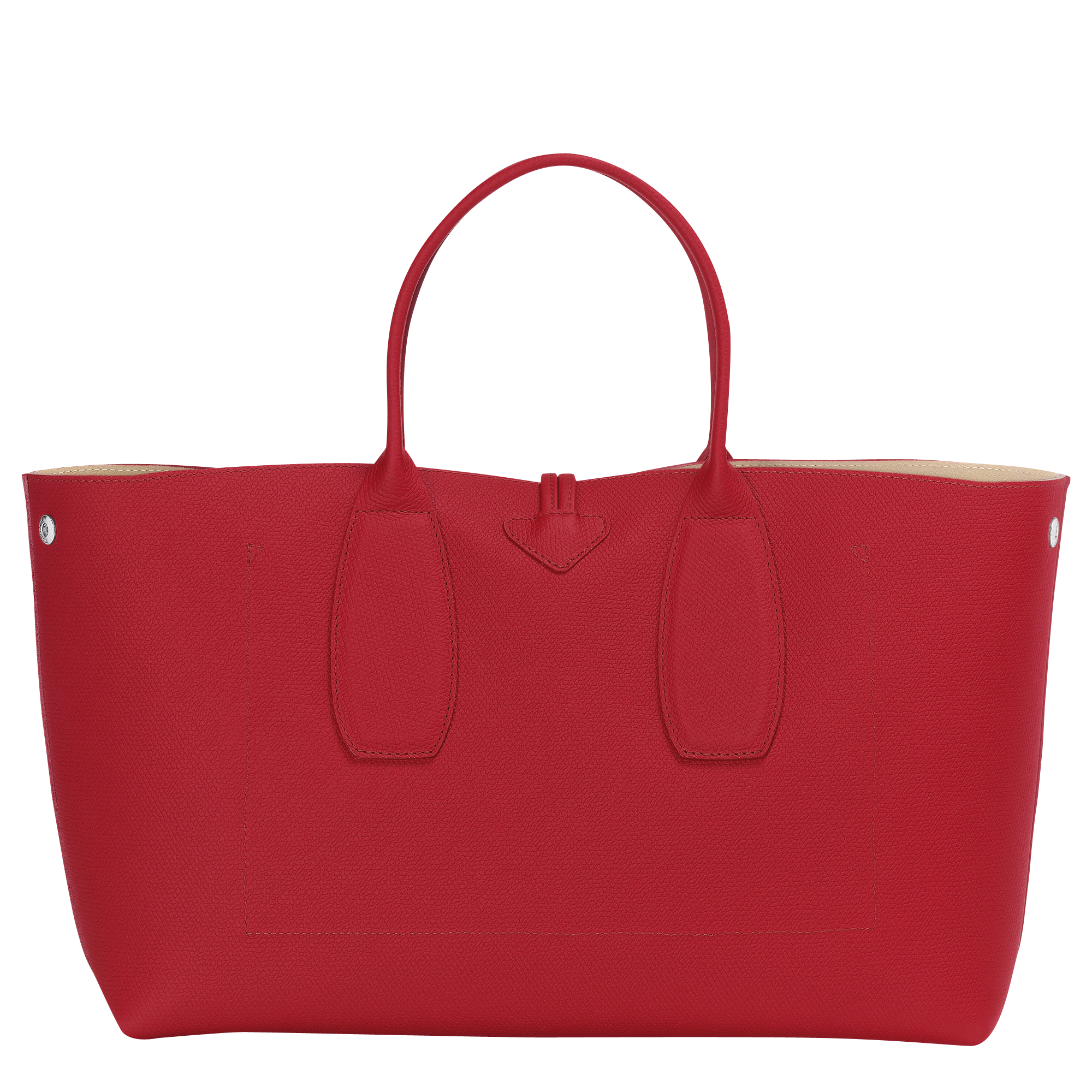 red top handle bag