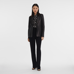Veste Collection Automne/Hiver 2023 , Cuir - Noir