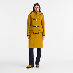 Duffle Coat , Nutmeg - Double-faced wool cloth
