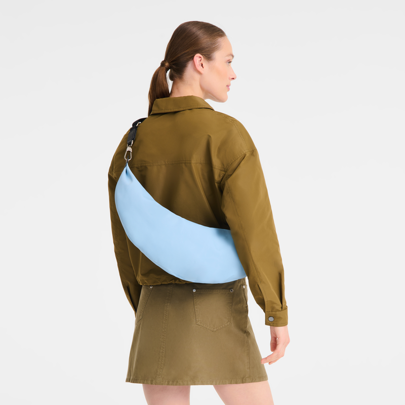 Le Pliage Energy XL Crossbody bag , Sky Blue - Canvas  - View 7 of 7
