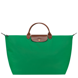 Le Pliage Original S Travel bag , Green - Recycled canvas