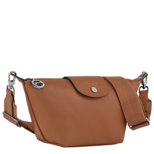Le Pliage Xtra XS Crossbody bag , Cognac - Leather - View 3 of  6