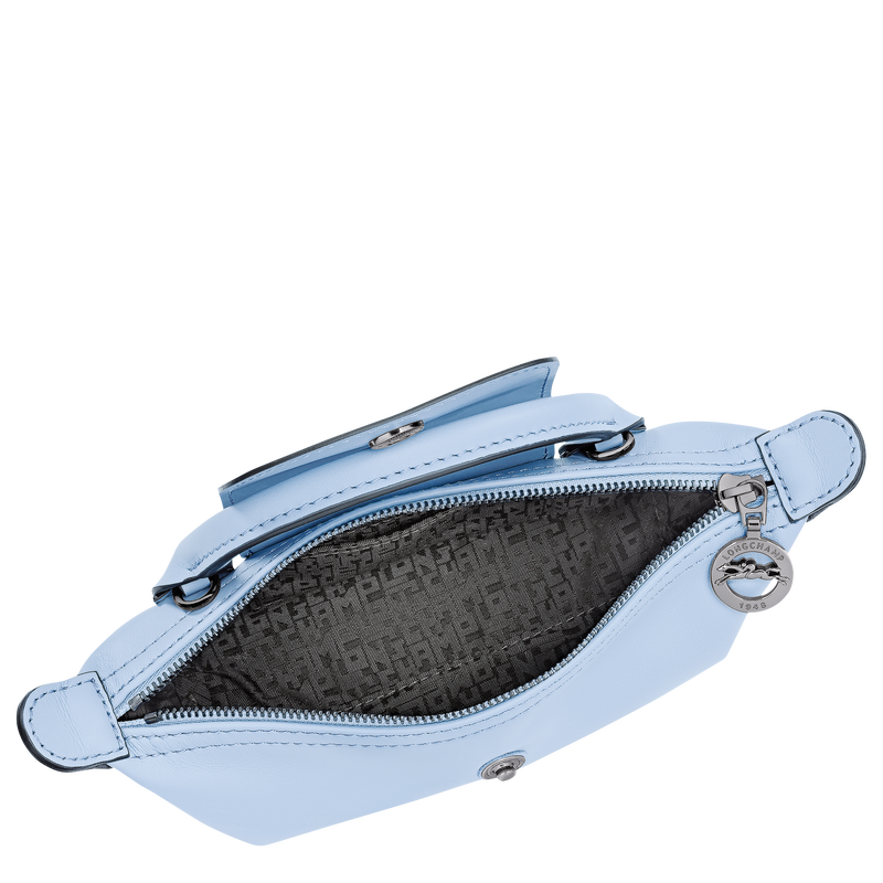 Le Pliage Xtra XS Pouch , Wave - Leather  - View 4 of  5