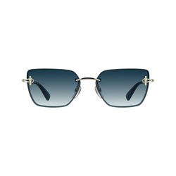 Sunglasses , Gold/Blue - OTHER