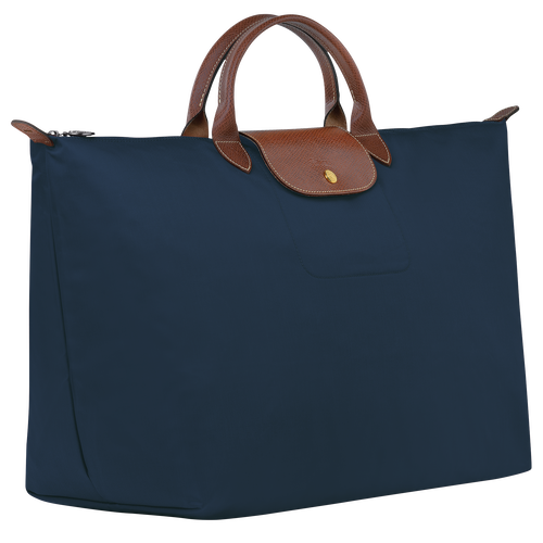 Le Pliage Original S Travel bag , Navy - Recycled canvas - View 3 of 7