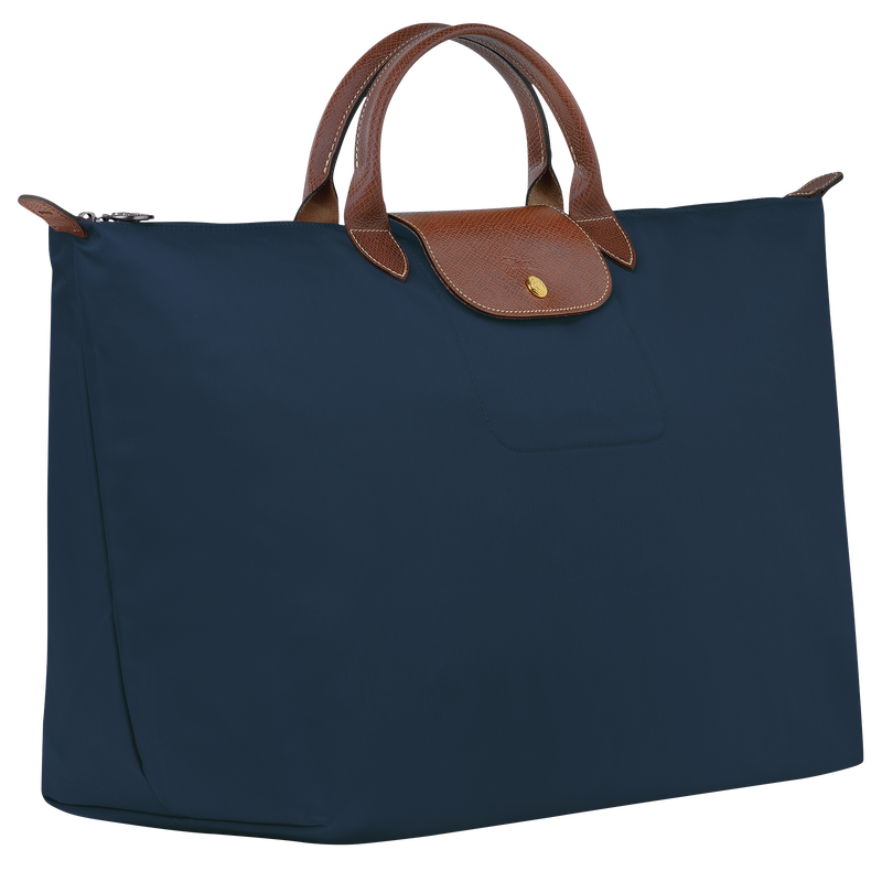 Le Pliage Original 旅行袋 S , 海軍藍 - 再生帆布  - 查看 3 7